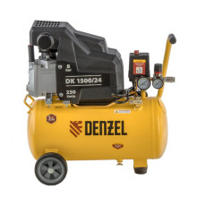 Воздушный компрессор Denzel DK1500/24,Х-PRO 1,5 кВт, 230 л/мин, 24 л 58063