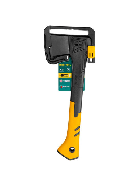 Универсальный топор с рукояткой из армированного нейлона Kraftool X7 640г 20660-07