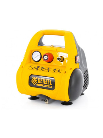 Воздушный безмасляный компрессор Denzel РС 1 6-180, 1,1 кВт, 180 л мин, 6 л 58057