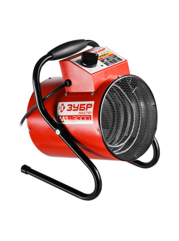 Тепловая пушка электрическая ЗУБР ЗТП-М1-3000 КОМПАКТ