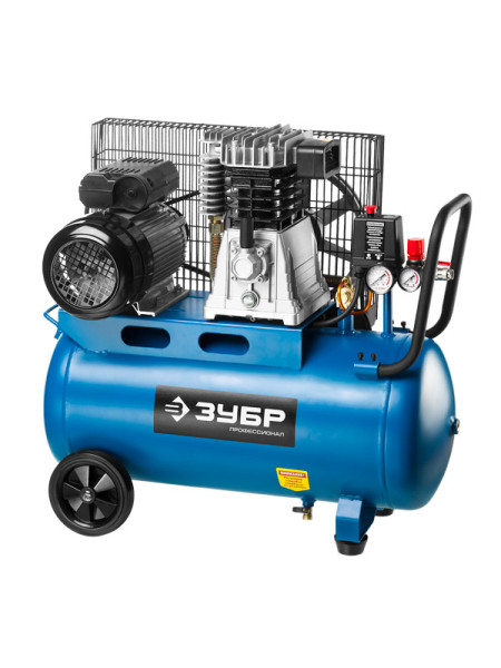 Воздушный поршневой масляный компрессор Зубр ПРОФЕССИОНАЛ ЗКПМ-440-50-Р-2.2