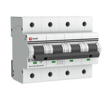 Автоматический выключатель EKF PROxima ВА 47-125 4P 100А D 15кА mcb47125-4-100D