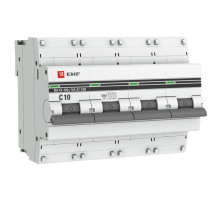 Автоматический выключатель EKF PROxima ВА 47-100 4P 10А 10kA mcb47100-4-10C-pro