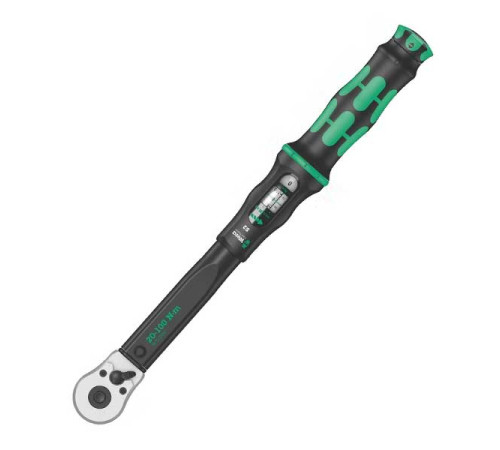 Динамометрический ключ с трещоткой WERA Click-Torque B 2 3/8, 20-100 Нм, L-405 мм WE-075611