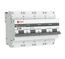 Автоматический выключатель EKF PROxima ВА 47-100 4P 100А 10kA mcb47100-4-100C-pro