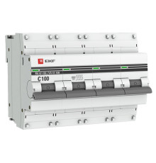 Автоматический выключатель EKF PROxima ВА 47-100 4P 100А 10kA mcb47100-4-100C-pro