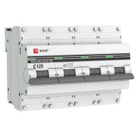 Автоматический выключатель EKF PROxima ВА 47-100 4P 125А 10kA mcb47100-4-125C-pro