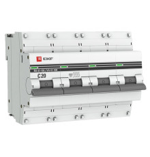 Автоматический выключатель EKF PROxima ВА 47-100 4P 20А 10kA mcb47100-4-20C-pro