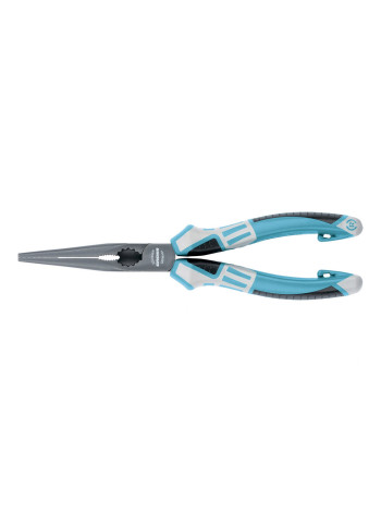 Длинногубцы прямые 205 мм, трехкомпонентные рукоятки GROSS 17171