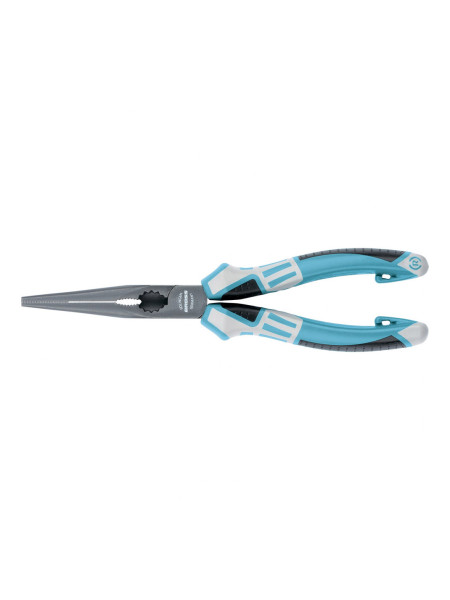 Длинногубцы прямые 205 мм, трехкомпонентные рукоятки GROSS 17171