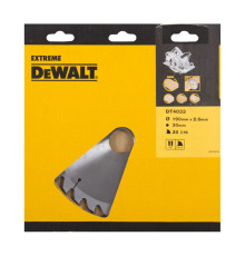 Диск пильный SERIES 40 (190х30 мм; 28 зубьев) Dewalt DT4033