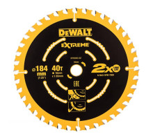 Диск пильный по дереву (184х16 мм; Z40) Dewalt DT10303