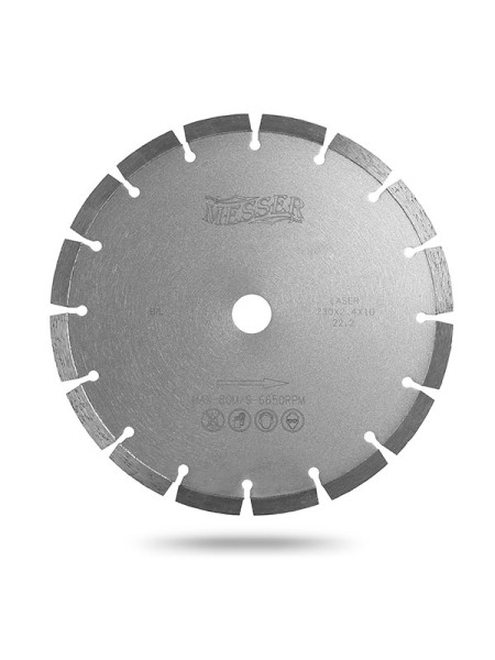 Диск алмазный сегментный B/L по бетону 300D-2.8T-10W-20S-25.4 MESSER 01-13-300