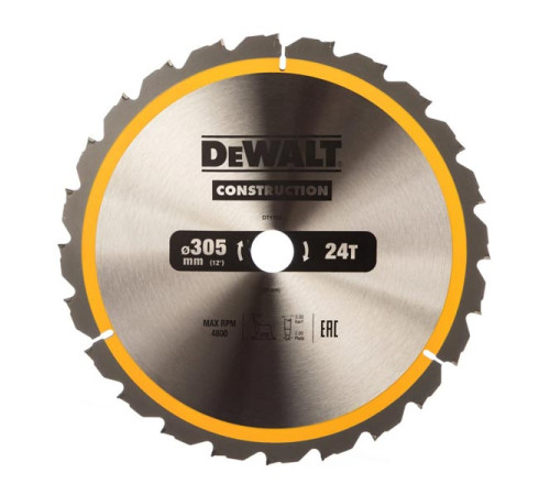 Пильный диск CONSTRUCT (305х30 мм; 24 ATB) Dewalt DT1958