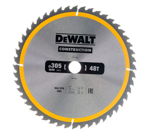 Пильный диск CONSTRUCT (305х30 мм; 48 ATB) Dewalt DT1959