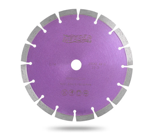 Диск алмазный сегментный G/M по граниту 180D-2.4T-12W-14S-22.2 MESSER 01-14-180