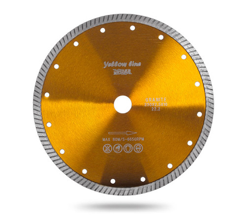 Диск алмазный турбо YL по граниту 230D-2.5T-10W-22.2 MESSER 01-35-230