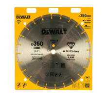 Круг алмазный сегментированный универсальный (350х25.4/20 мм) Dewalt DT40213
