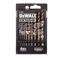 Набор сверл по металлу (1-10мм 10шт) EX HSS-CO Dewalt DT5935