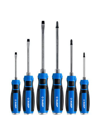 Набор ударных отверток Зубр ПРОФЕССИОНАЛ УДАРНИК 25026