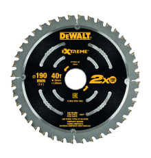 Диск пильный по террасной доске Extreme (190x30 мм) Dewalt DT4394-QZ
