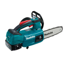 Пила цепная аккумуляторная Makita LXT BL 18В5 70 Вт, 8/20 см, 3/8", 1.1 мм, 24 м/с XPT (BL1830B DC18RC) DUC204RF