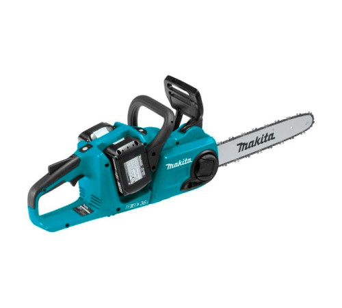 Пила цепная аккумуляторная Makita LXT BL 2x18 В, 14"/35 см, 3/8", 1.1 мм, 20 м/с, XPT, (2xBL1850B, DC18SH) DUC353CT2