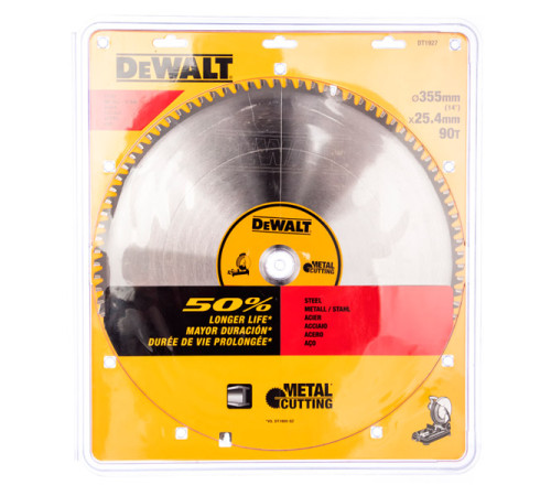 Пильный диск по стали (355х25.4 мм; 90 TCG) Dewalt DT1927
