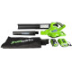 Аккумуляторный воздуходув-садовый пылесос GREENWORKS GD40BV 24227UB