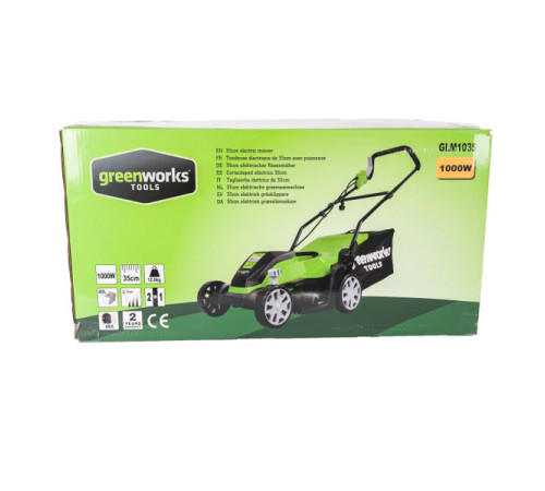 Электрическая газонокосилка GREENWORKS GLM1035 2505107