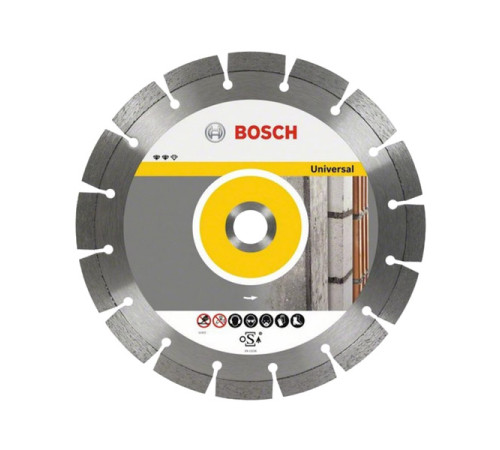 Диск алмазный отрезной Expert for Universal (230х22.2 мм) для УШМ Bosch 2608602568