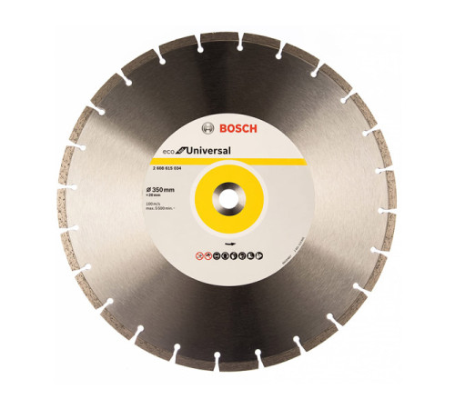 Диск алмазный ECO Universal (350х20 мм) Bosch 2608615034