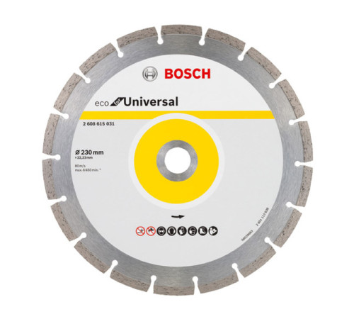 Диск алмазный ECO Universal (230х22.2 мм) Bosch 2608615044