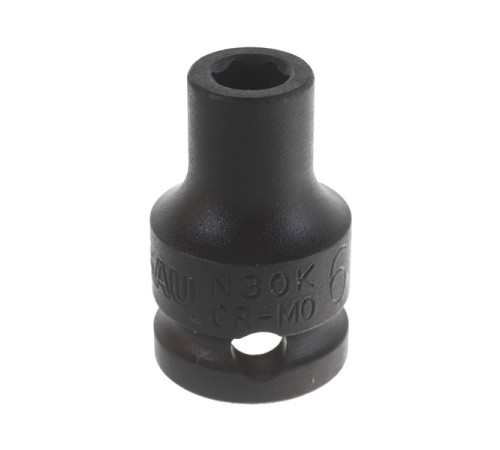 Головка торцевая ударная 6-гранная N30K-6 (6 мм; 3/8") NORGAU 064021006