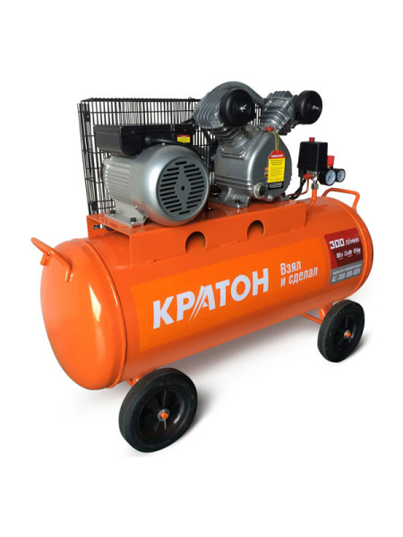 Масляный компрессор с ременным приводом Кратон AC-300-100-BDV 3 01 01 039