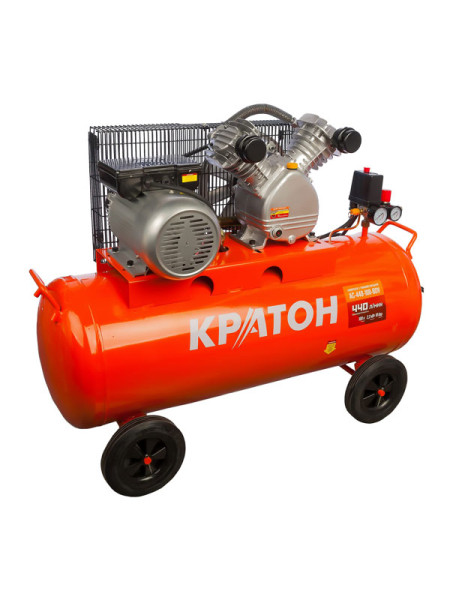 Масляный компрессор с ременным приводом Кратон AC-440-100-BDV 3 01 01 040