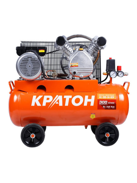Масляный компрессор с ременным приводом Кратон AC-300-50-BDV 3 01 01 038