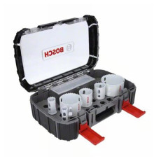 Набор коронок электрика по дереву и металлу Progressor for Wood&Metal 9 предметов Bosch 2608594190