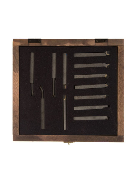 Набор резцов c твердосплавными напайками (12 шт; 8x8 мм; Т5К10) MetalMaster 17668