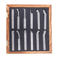 Набор резцов c твердосплавными напайками (12 шт; 12х12 мм; Т5К10) MetalMaster 17669