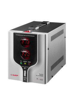 Автоматический стабилизатор с цифровой индикацией Зубр АСН-2000-1-Ц ПРОФ. 59375-2