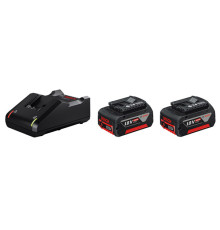 Набор аккумулятор Li-Ion 2x GBA 18 В 4.0 Ач + ЗУ GAL 18V-40 Bosch 1600A019S0