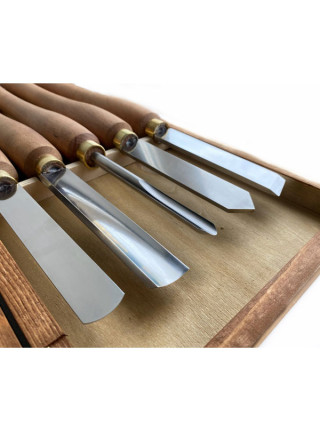 Набор резцов токарных по дереву (5 шт; Р6М5) MetalMaster 18978