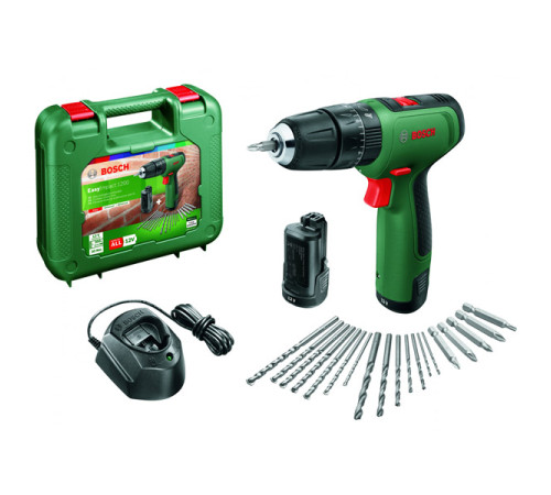 Аккумуляторная ударная дрель-шуруповерт Bosch EasyImpact 1200, 2 аккумулятора 06039D3105