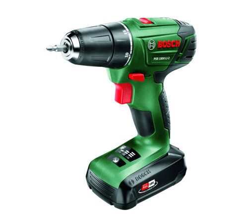 Аккумуляторная дрель-шуруповерт Bosch PSR 1800 LI-2 06039A310H