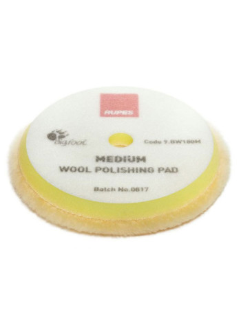Диск полировочный желтый меховой 150/180 мм RUPES 9.BW180M/48