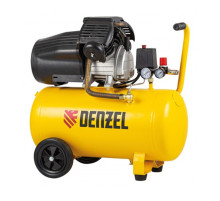Воздушный компрессор Denzel DCV2200/50 прямой привод, 2,2 кВт, 50 литров, 380 л/мин 58167