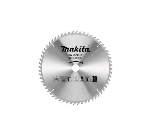 Диск пильный D-72316 (305х30х2 мм; 60Т) Makita 199226