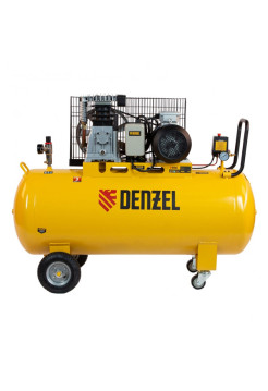 Воздушный компрессор Denzel ременной привод BCI3000-T/200, 3,0 кВт, 200 литров, 530 л/мин 58119