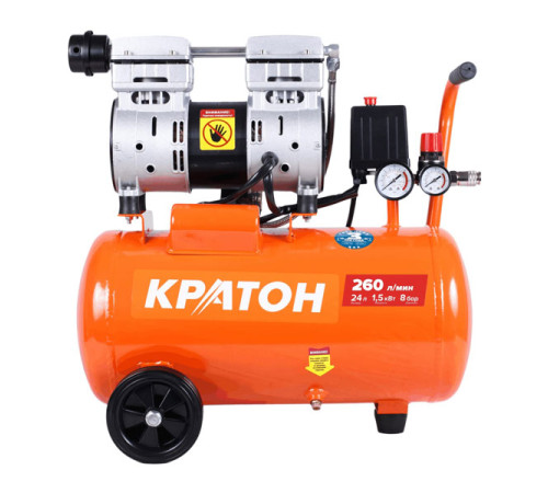 Безмасляный компрессор с прямой передачей Кратон AC-260-24-OFHS 3 01 01 055